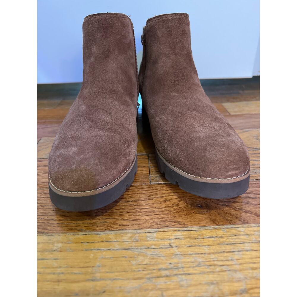Vionic Water Repellent Suede Ankle Booties Brione US 8/EU 39 - Picture 9 of 9